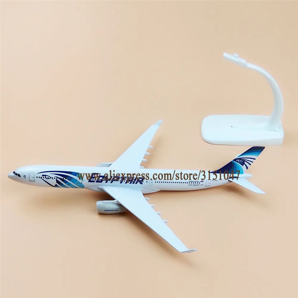 20 см модель самолета EGYPT Air EGYPTAIR A330 Airbus 330 Airways Airlines из металлического сплава литой
