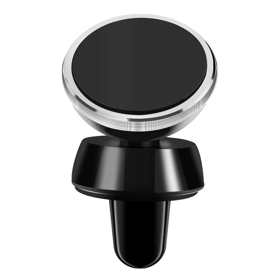 Metrans магнитный автомобильный держатель для телефона Air Vent держатель подставка для смартфонов voiture автомобильное крепление Телефон sстенд держатель для телефона в машину магнитный держатель смартфонов - Цвет: Silver