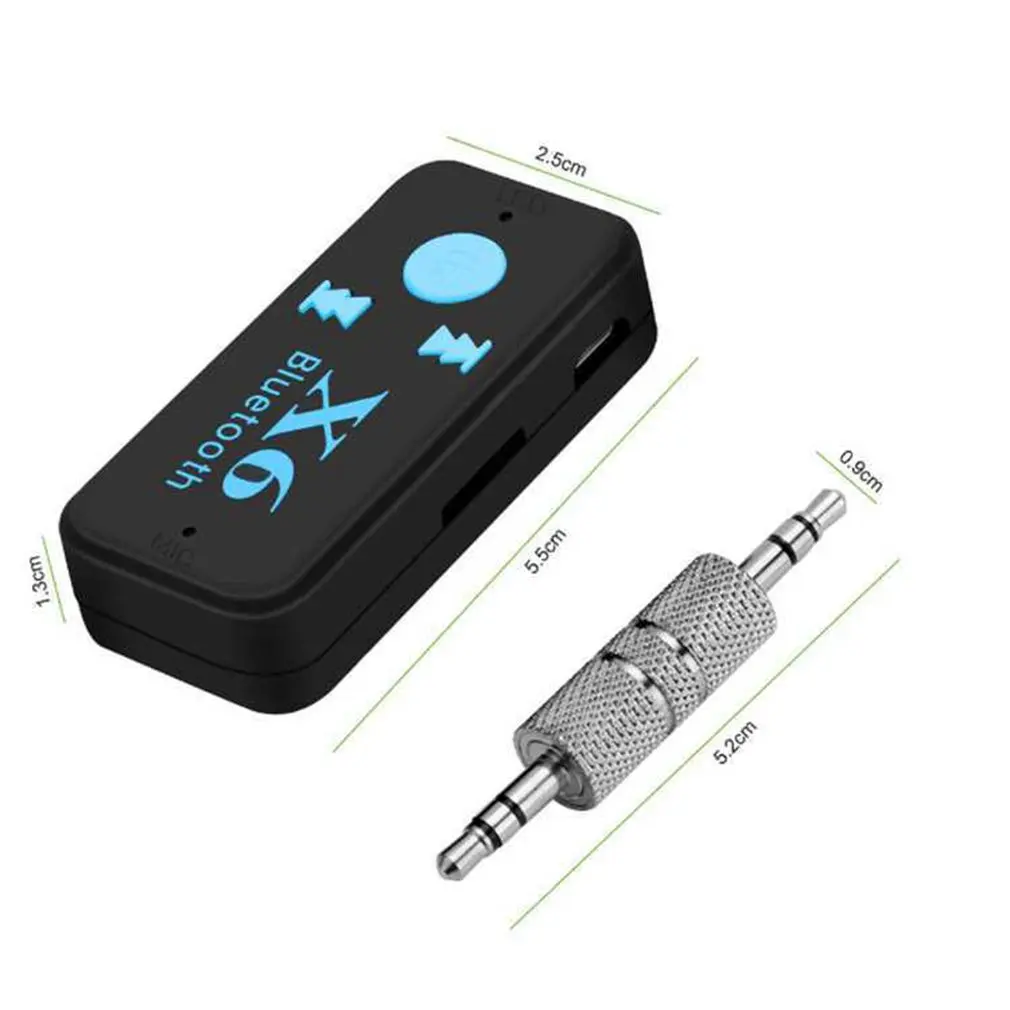 Портативный Bluetooth 5 0 аудио приемник Мини 3 мм HIFI AUX Стерео для гитары ТВ ПК