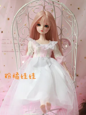 

1/6 BJD Doll Joint Doll painted Eyes Bjd Plastic Doll 30cm Doll Dolls for Girls Toys Long Wig Hair Body Fashion Doll for girls