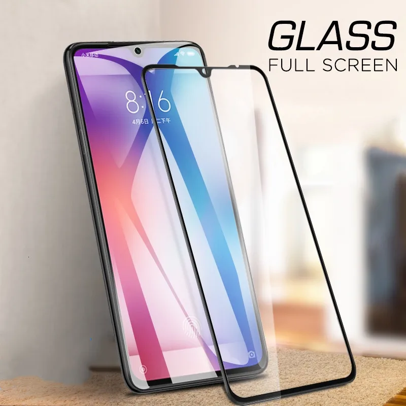 Закаленное стекло 9D для Xiaomi A3 Lite Mi A2 A1 5X 6X Mi7 Play Note 3 Poco X3 X2 F1 F2 пленка защиты экрана с