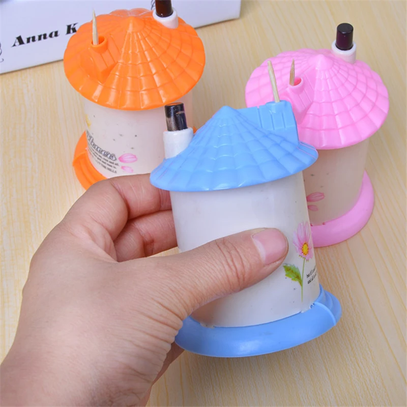 Сладкий дом Автоматическая подставка для Зубочисток контейнер бытовой стол