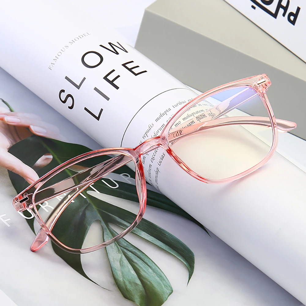 

Eyewear New Anti-blue Light Glasses Girl Women Men Computer PC Small Frame Lightweight Trendy Eyeglasses JDA3095