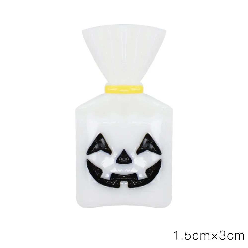 

10pcs/bag Resin Pumpkin DIY Crafts Halloween Flatback Planar Resin Accessories DIY HairRope Ornament Hair Bows Decor Materials