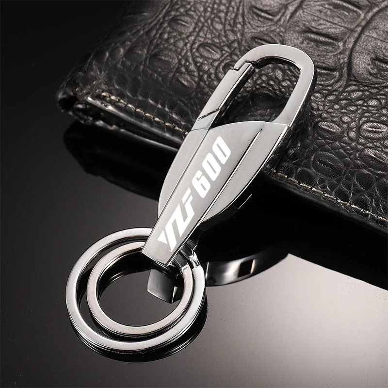 

Motorcycle Keychain Alloy Keyring Key Chain with Logo Key ring For Yamaha YZF600 R6 YZF 600 Accessories
