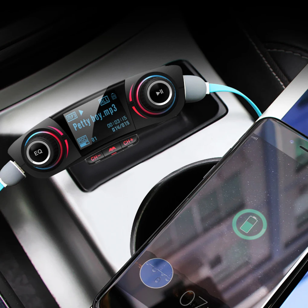 Автомобильный беспроводной MP3-плеер с bluetooth FM-передатчиком и поддержкой звонков