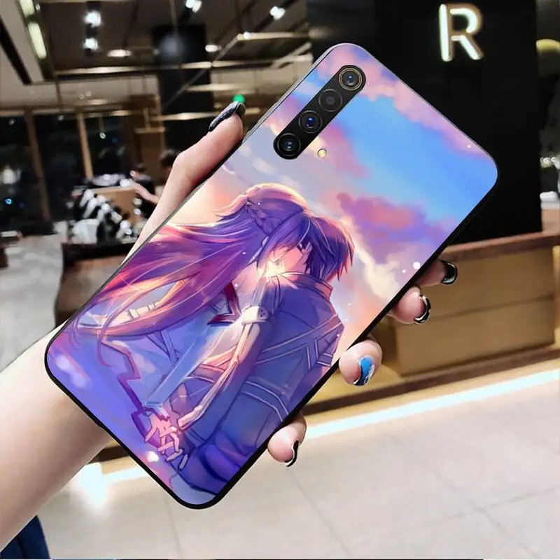 HUAGETOP горячий меч искусство онлайн SAO Аниме Манга чехол для телефона OPPO Realme 6 Pro 3 5 C2