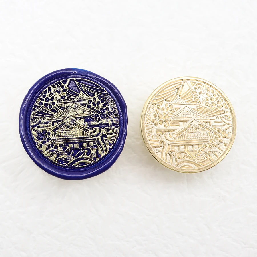 retro building wax seal house sealing stamp head for scrapbooking cards envelopes wedding invitations gift packaging free global shipping