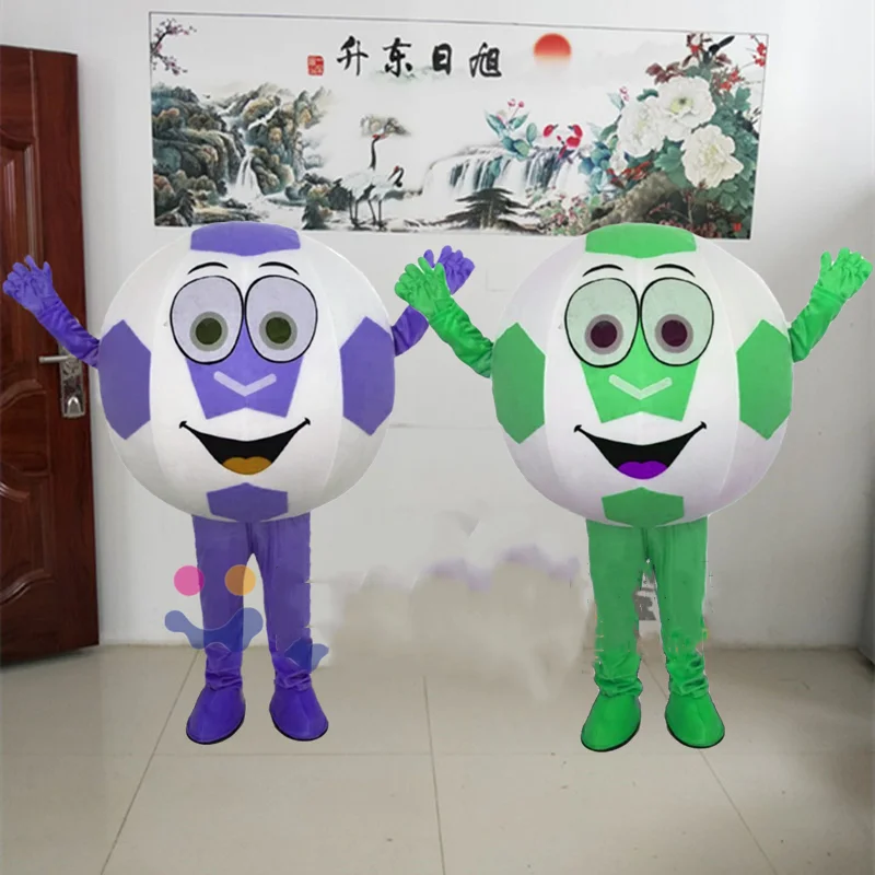 Реклама Футбол талисман костюм Косплей Вечеринка платье наряд для