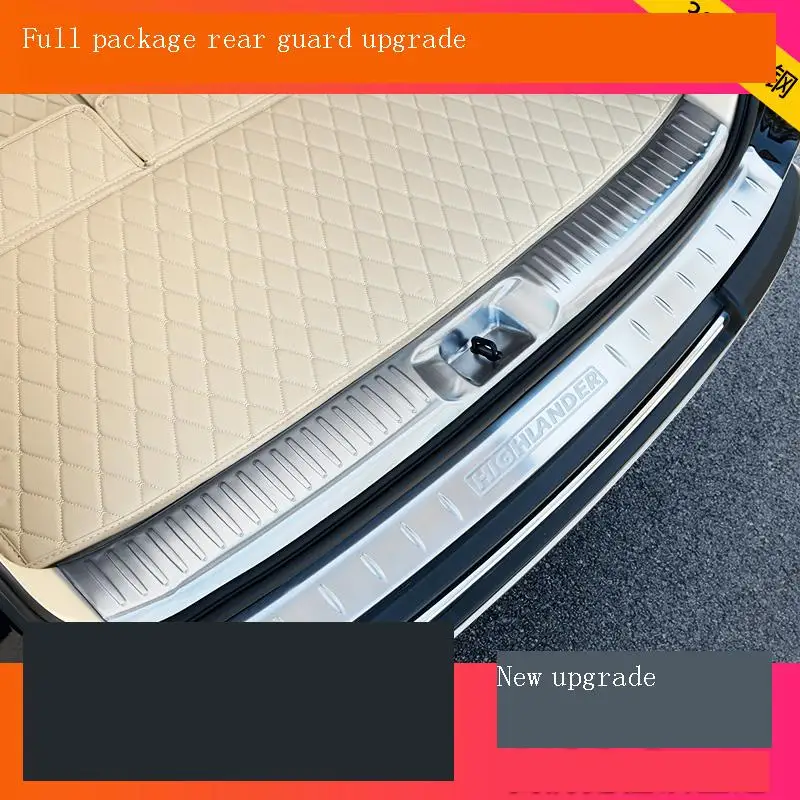 

Accessories Decoration Exterior Car Sticker Rear Panel Door Welcome Pedal 2015 2016 2017 2018 2019 2020 FOR Toyota Highlander