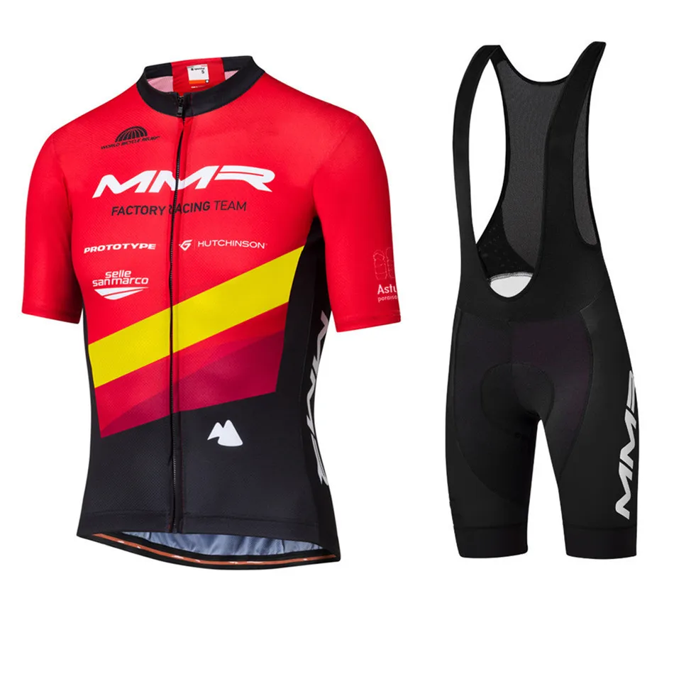 

Men's Short Sleeve Jersey Sets Bike Clothes Pro Cycling Teamclothing Gel Pad Bib Shorts Ropa Ciclismo Maillot Road Cycling Kits