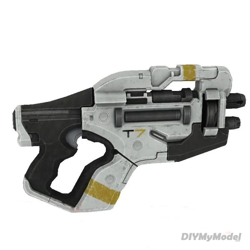 

DIYMyModeI Mass Effect 3 M358 Claws Pistol 1:1 Scale Paper Model 3D Handmade DIY Children Toy For Cosplay