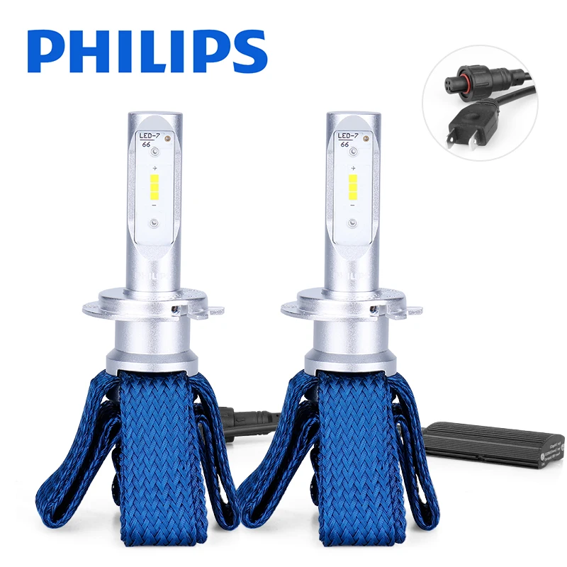 Philips Ultinon Essential H7 светодиодный 12 в 6000K автомобильные лампы для передних фар HL