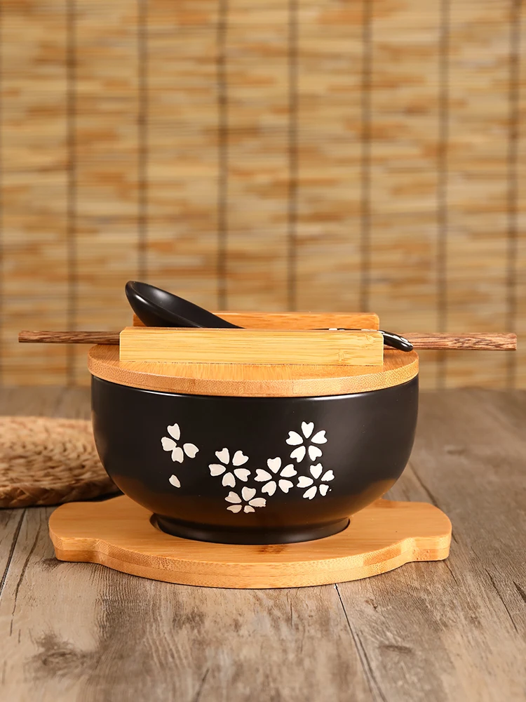FANCITY Creative noodle wrist large ramen bowl ceramic millet porridge beef soup | Дом и сад