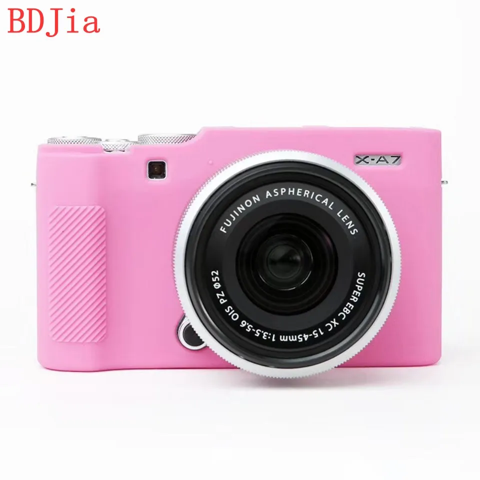 Высококачественный силиконовый чехол-сумка для камеры Fujifilm X-A7 XA7 в 9 цветах