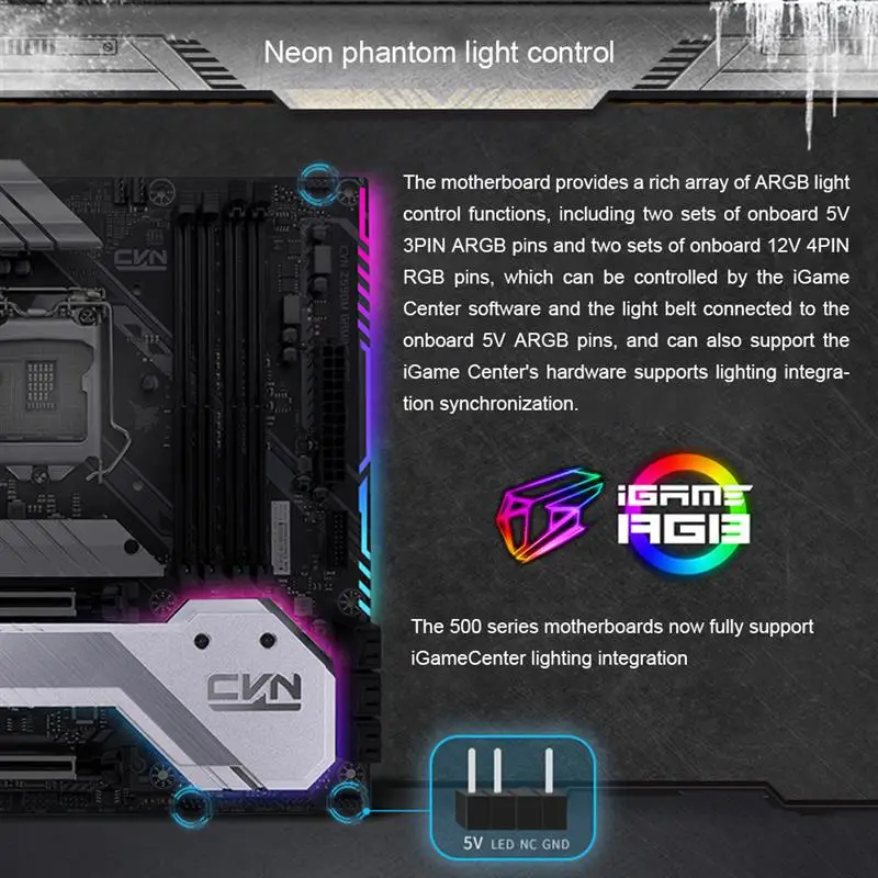 Preise Bunte Motherboard CVN Z590M GAMING PRO V20 128GB PC-E X16 X4 SATA 3,0 M.2 SSD Motherboard Für 11600K/11700K/11900K