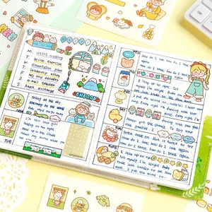 Mohamm 10 шт летних стикеров, украшение, мультфильм, руководство, дневник, сделай сам, креативные канцелярские товары для школы