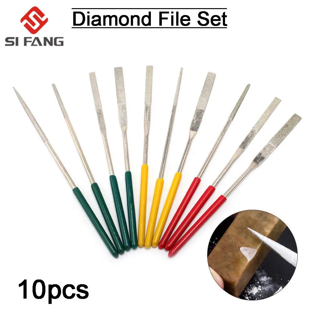 

10 шт., набор спилок для резьбы по металлу