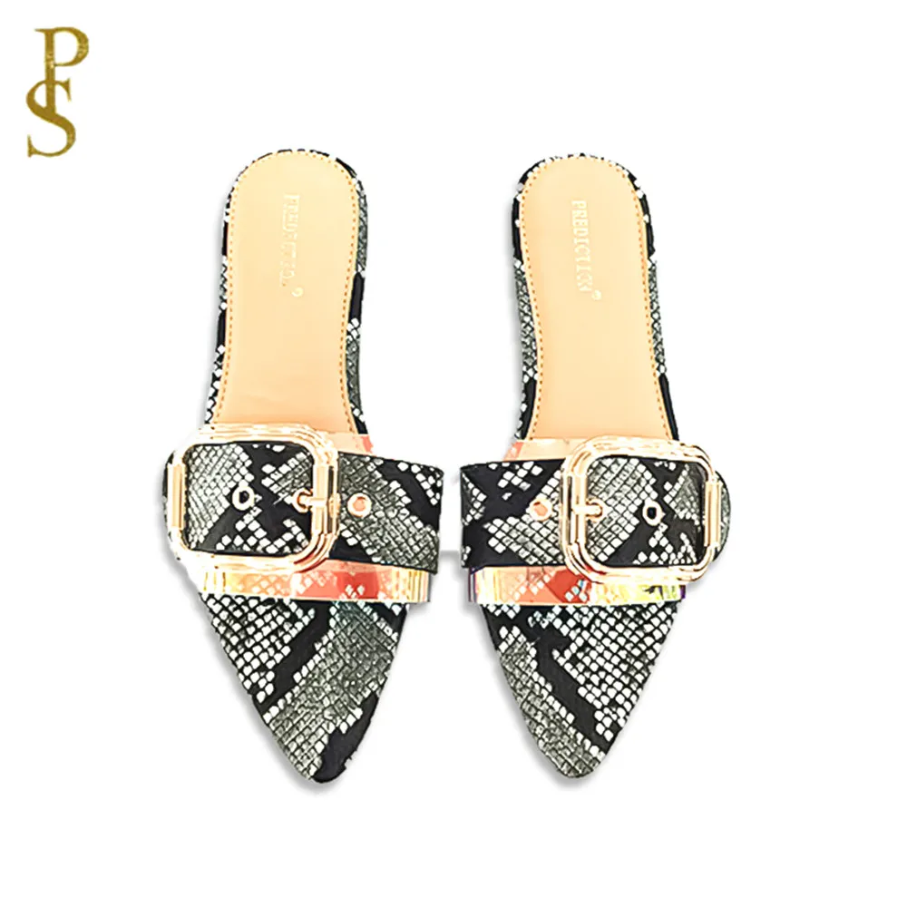 Обувь с симпатичными пуговицами Женская обувь на плоской подошве Красивая