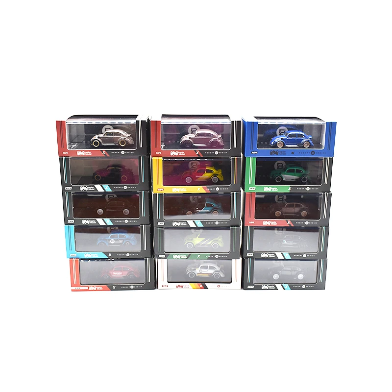 

Inspire 1:64 зеленый белый двигатель Rv Running Beetle RWB VW игрушки для детей