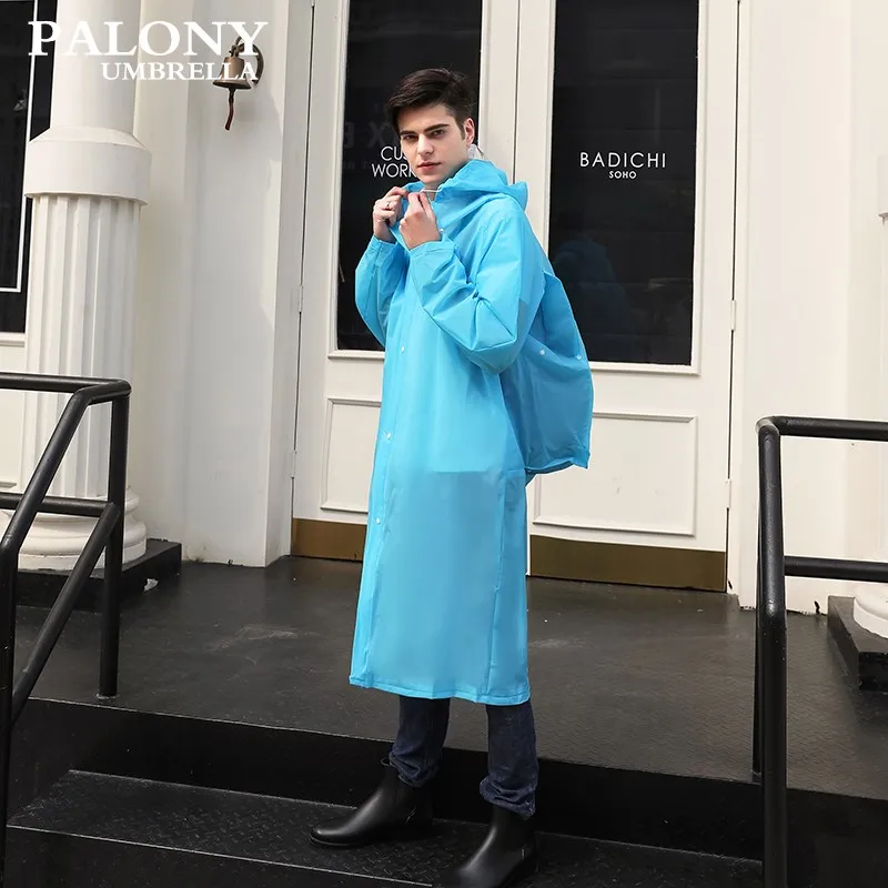 Стиль сумки плотный непромокаемый плащ EVA Женское и мужское водонепроницаемое