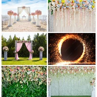 vinyl custommade wedding photography backdrops flower wall forest danquet theme photo background studio props 21126 hl 04
