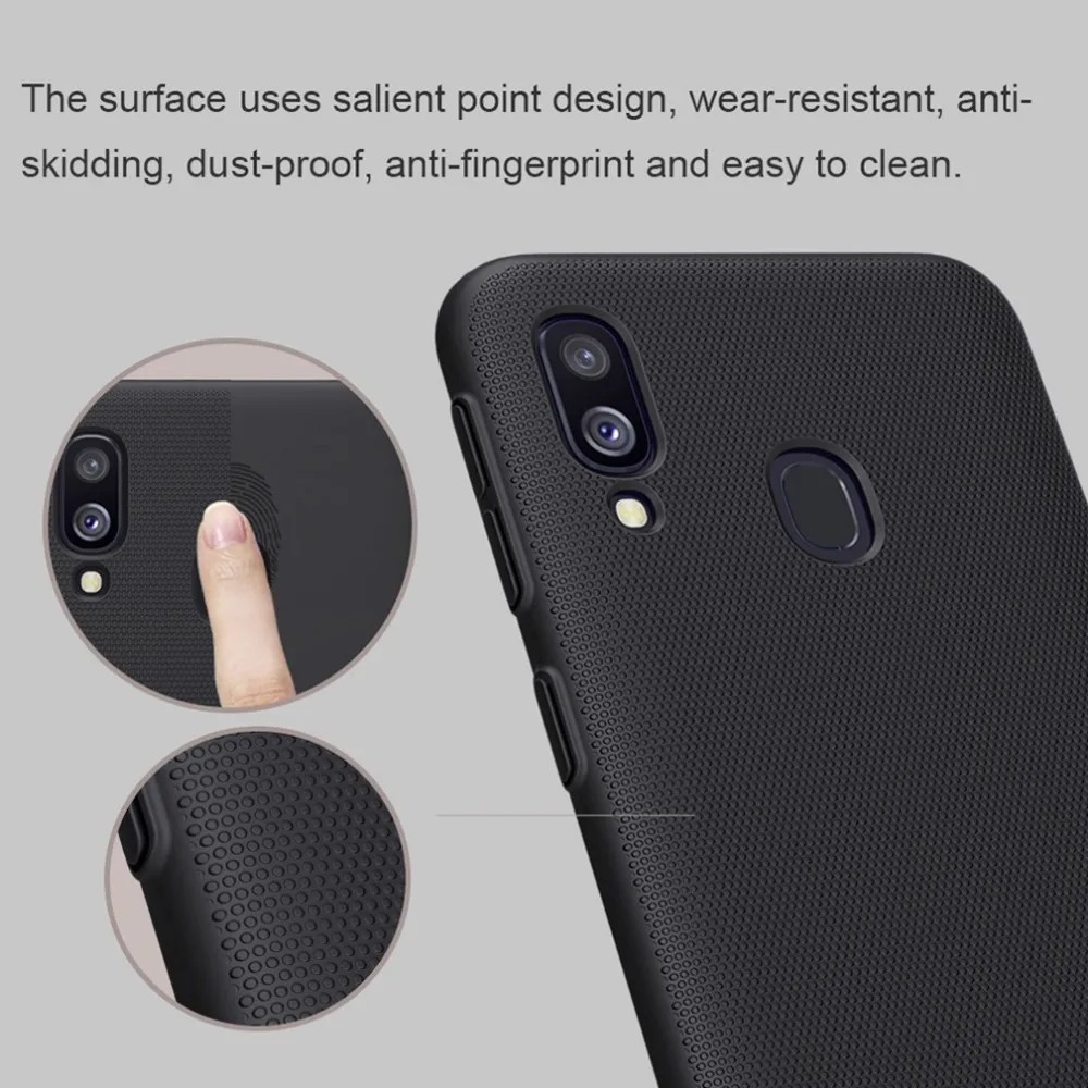 Чехол Nillkin для Samsung Galaxy A50/A30 матовый чехол из поликарбоната жесткая задняя крышка