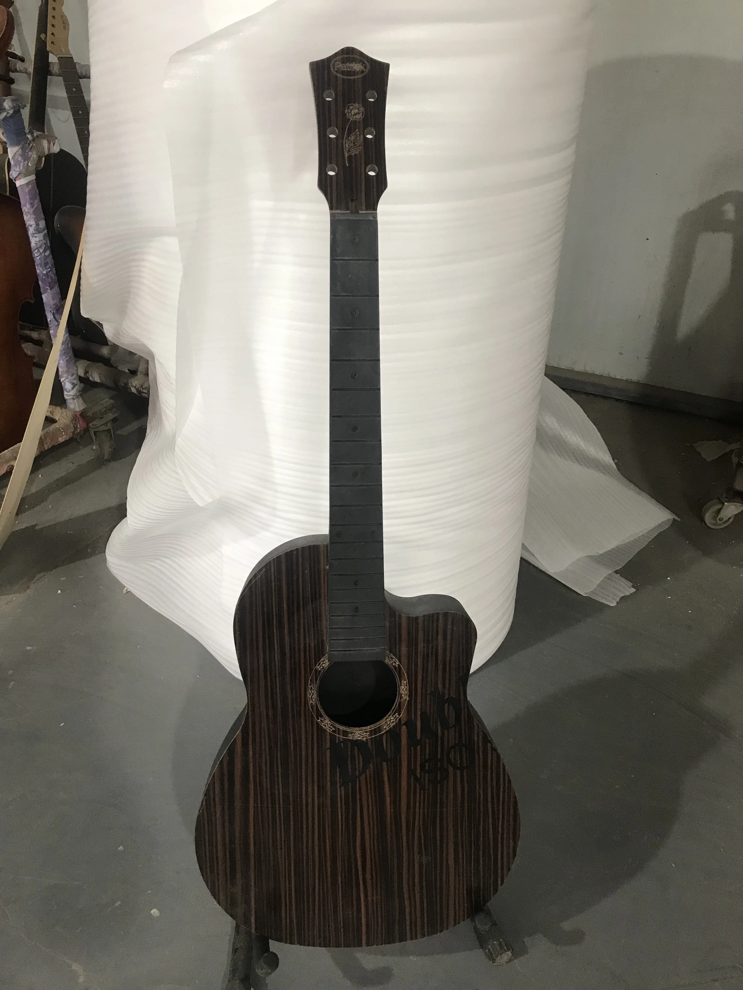 6 String 40 Inch Folk Guitar Stock  Thin Body Acoustic Guitar Unfinisged Neck&Body High Quality enlarge