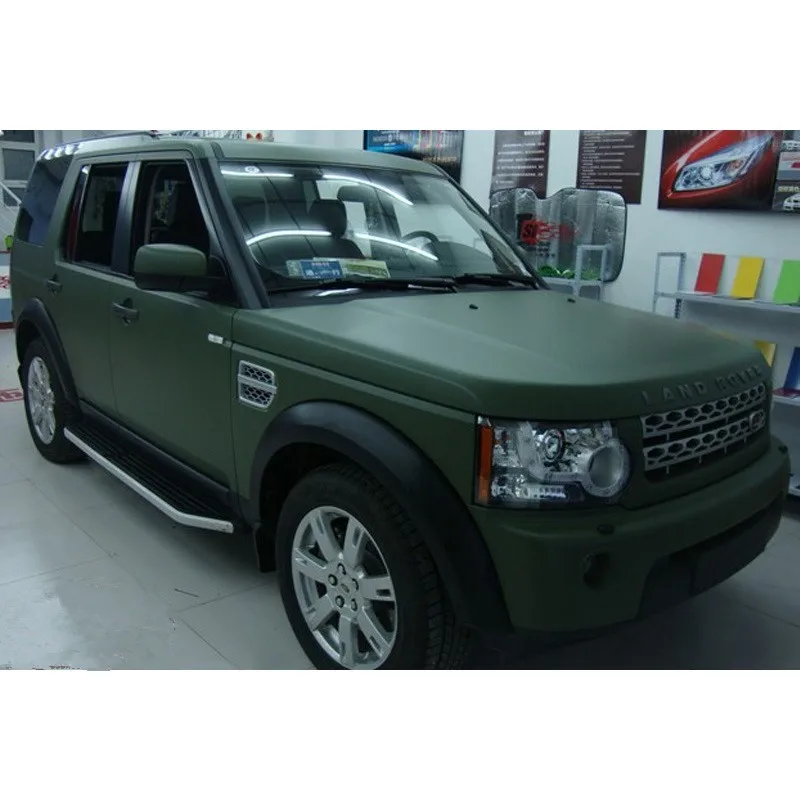 2шт 50 см * 150 матовая армейская зеленая пленка для кузова автомобиля глянцевые