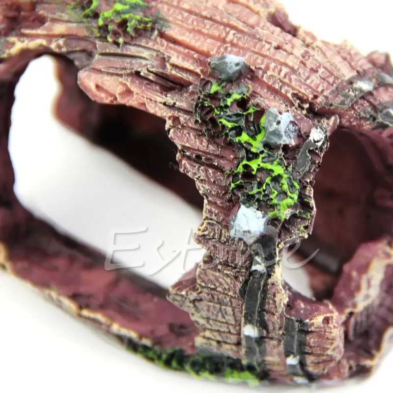 Аквариумное скальное украшение для аквариума скрывающая пещера Горный пейзаж |