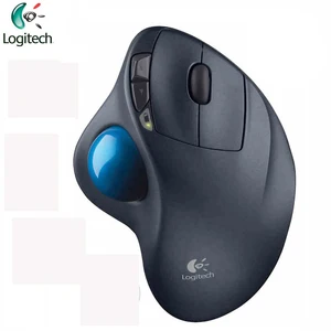 Беспроводная мышь Logitech M570 для трекбола, мышь для рисования с поддержкой офисного тестирования с usb-приемником, 1000 точекдюйм, для настольного ПКноутбука
