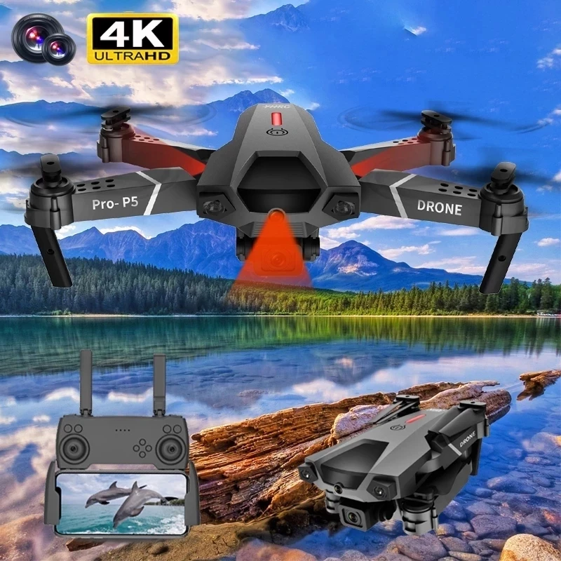 

2021 Новый P5 квадрокоптер с камерой 4k Профессиональный аэрофотосъемка дрон инфракрасный обходом препятствий вертолет на пульте радиоуправ ...