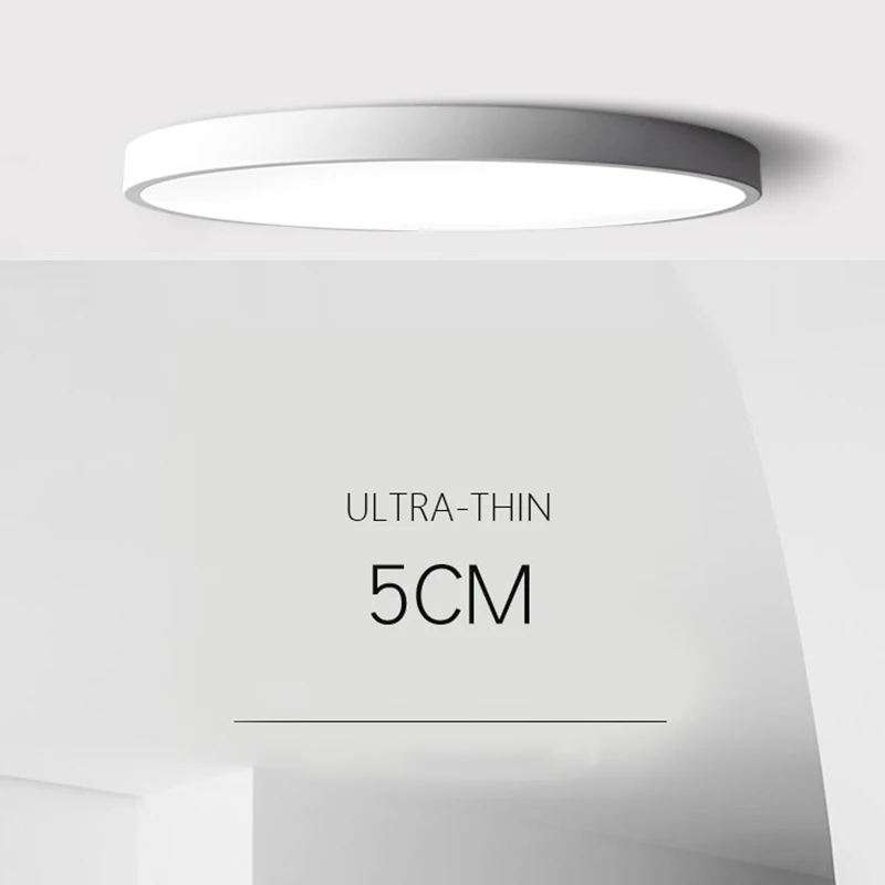 Горячая ультра-тонкий светодиодный потолочный светильник Потолочные
