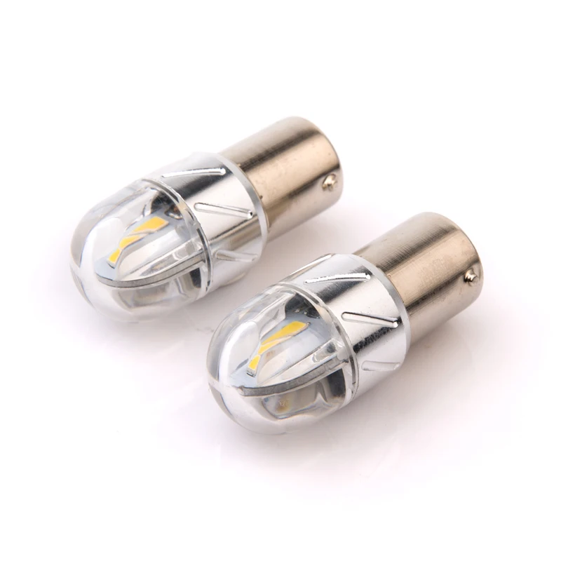 2 шт 1156 BA15S P21W led 3030 6SMD 4W авто DRL Автомобильный светодиодный сигнал поворота Стоп