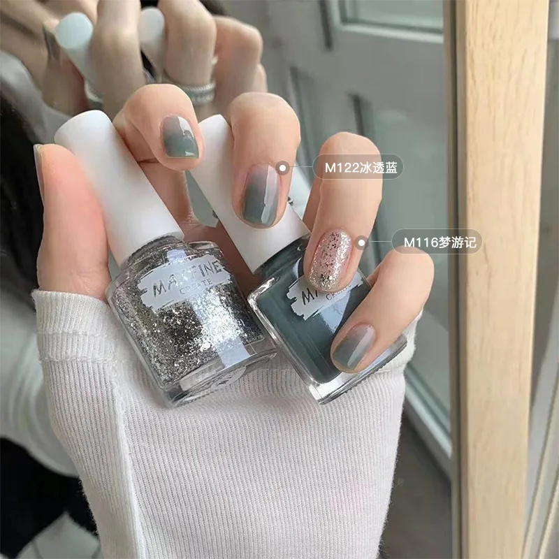 

Gel Nail Polish Semi-permanent Varnish Popular Water-based Can Be Peeled Tear-off No Baking Summer Nude Nail Polish For Manicure
