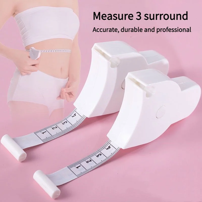 

Fitness Ruler with Handle Flexible Professional Three Circumference Measuring Soft Ruler Measure Automatic Circumference Tape