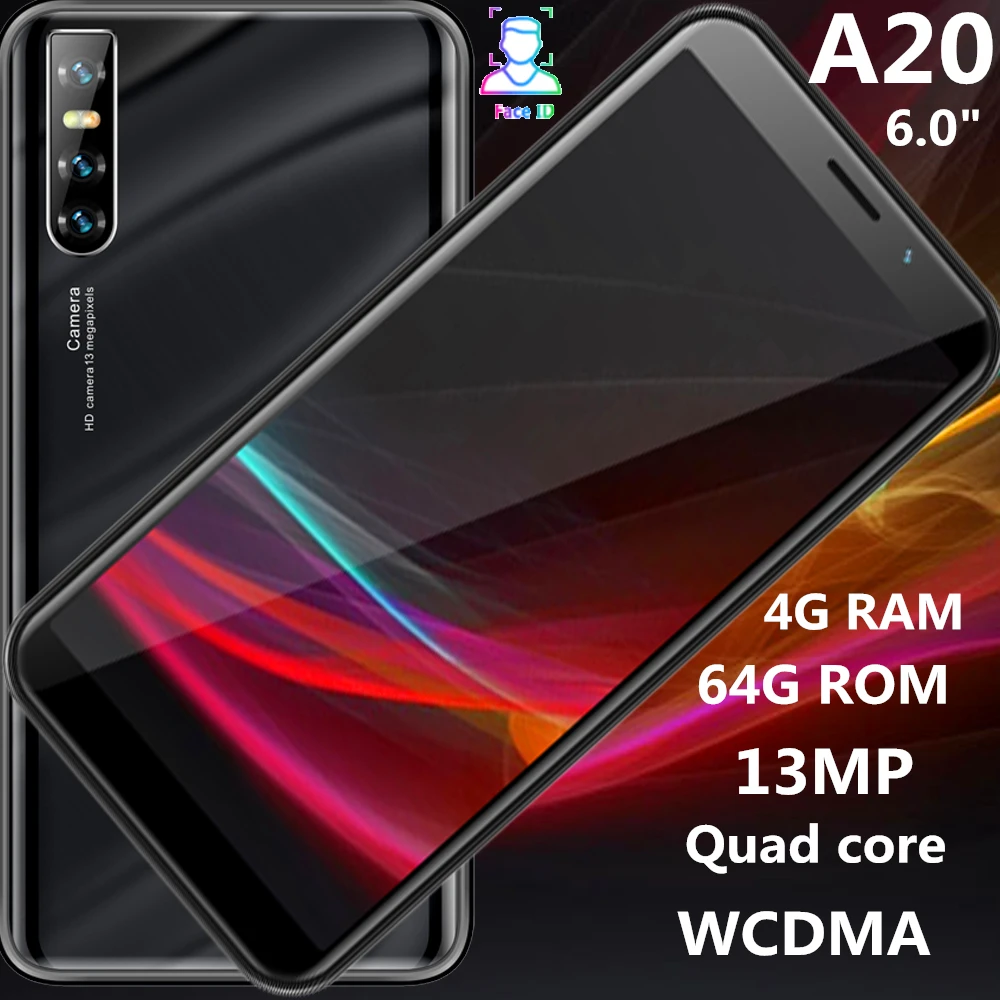 A20 смартфон с четырёхъядерным процессором ОЗУ 4 Гб ПЗУ 64 ГБ 6 0 дюйма 13 МП|Смартфоны|