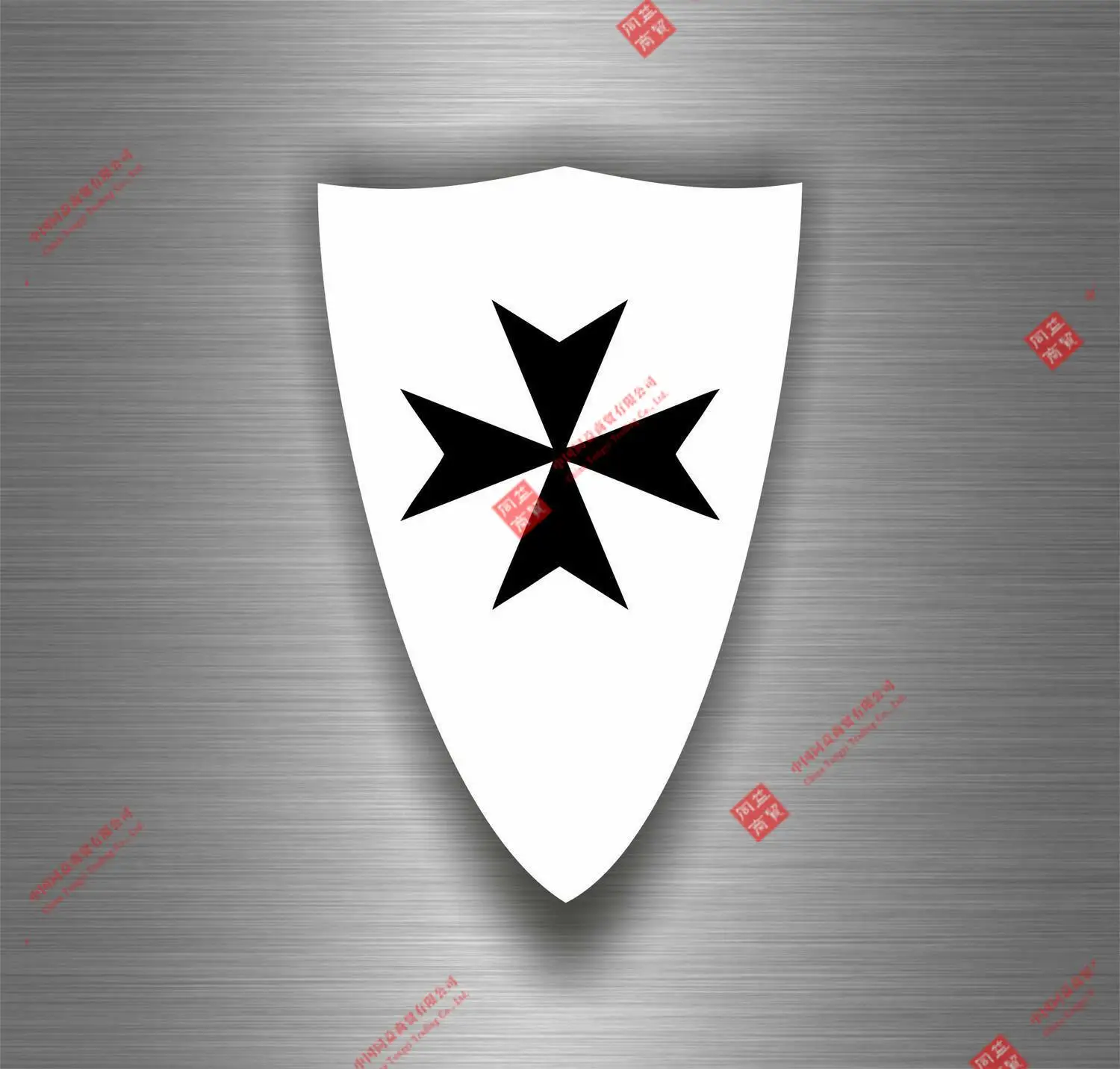 Креативная наклейка для автомобиля байкера мальтского щита страйкбола