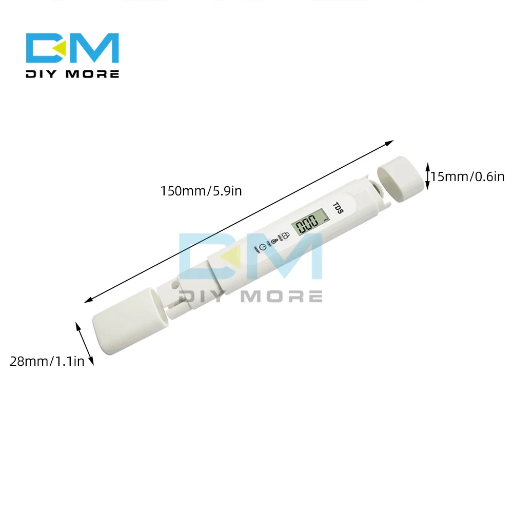 TDS-M1S ручка для тестирования качества воды портативная фоторучка со светодиодный