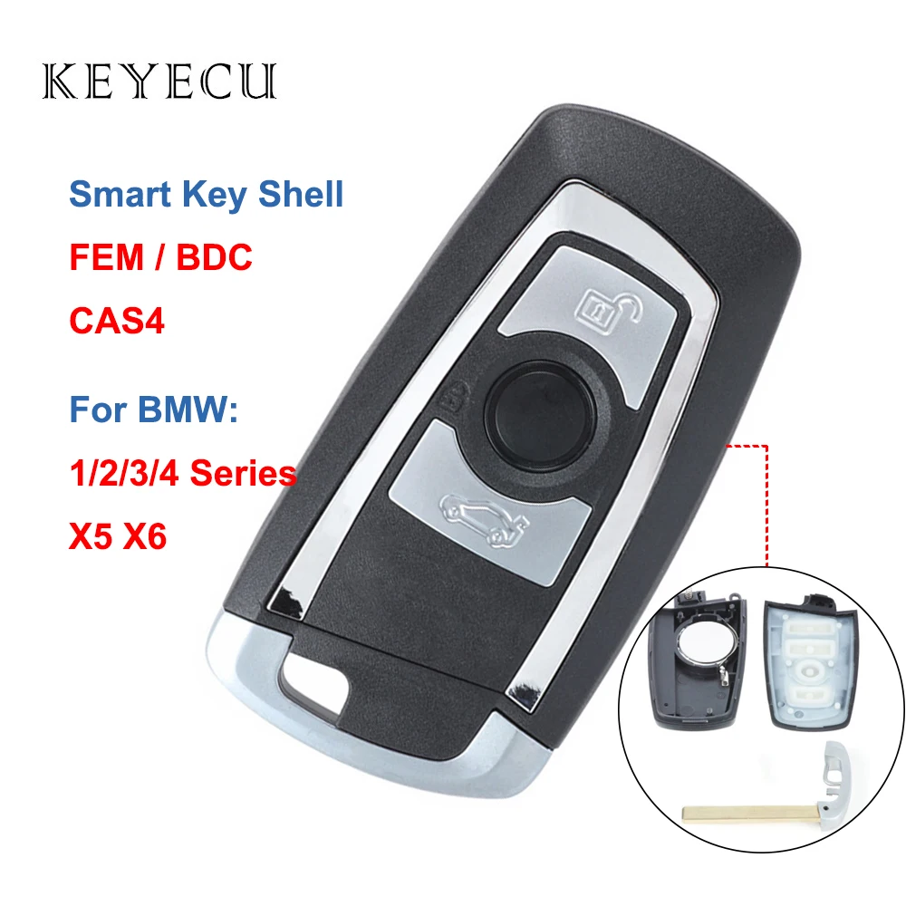 Keyecu CAS4 умный пульт дистанционного управления автомобильный ключ корпус с 3