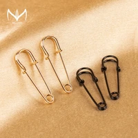 muzhi fashion punk pin earrings for women men rock style safety ear hook stud earring trendy exquisite party jewelry gift unisex