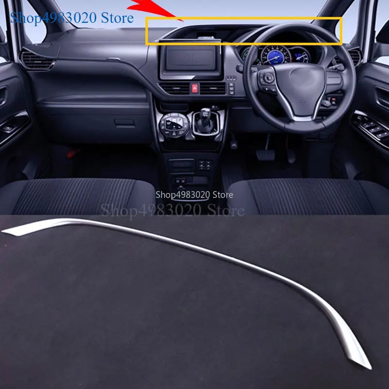 

Car cover detector trims ABS chrome Matte car Middle console control dashboard panel For Toyota Voxy Noah R80 2017 2018 2019