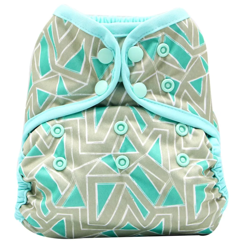 

Asenapy One Size Diaper Cover Cloth Diapers Breathable PUL Baby Nappy S M L Adjustable Fit 8-35 Pounds Babies