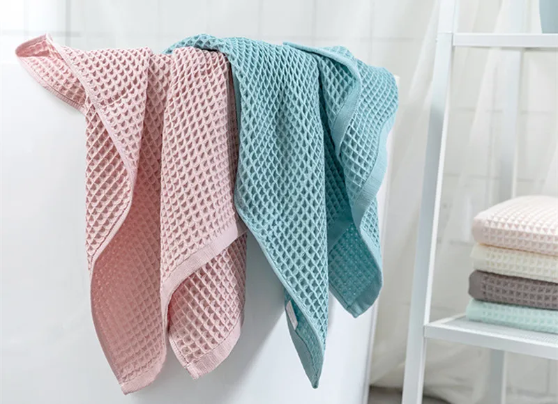 Хлопковое вафельное одеяло для кровати, дивана, однотонное стеганое одеяло, полотенце, одеяло, женское одеяло, дорожный плед
