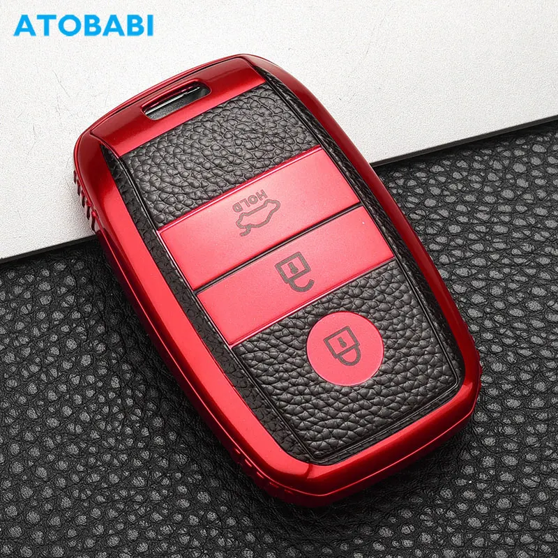 

Чехол для автомобильных ключей из ТПУ для Kia, чехол с 3 кнопками без ключа