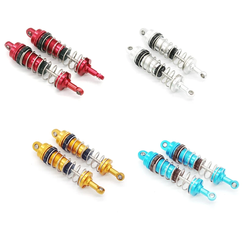 

For WLtoys 144001 1/14 RC Drift Racing Car Upgrade Parts 2Pcs Metal Shock Absorber Damper Replacement Accessory