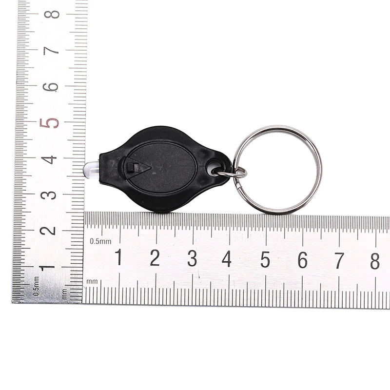 

2pcs Mini Pocket Keychain Flashlight Micro LED Squeeze Light Outdoor Camping Ultra Bright Emergency Key Ring Light Torch Lamp