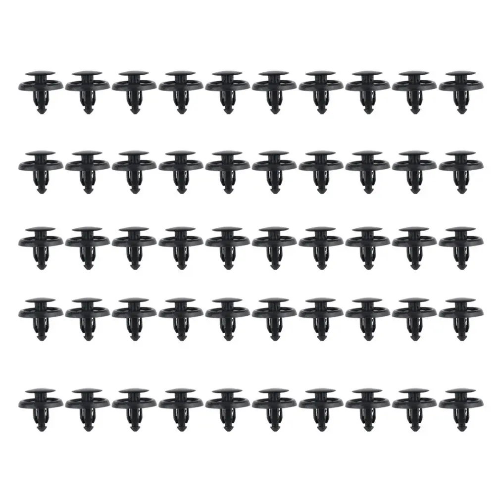 

2018 Hot selling 50pcs 19.15 x 19.8mm Auto Car Plastic Rivet Fastener Clips Trim Panel Fit 7mm Hole for Toyota
