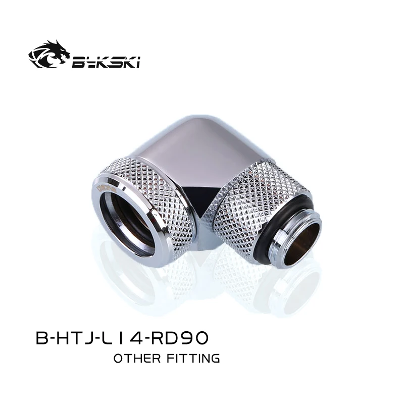 Bykski B-HTJ-L14-RD90 G1/4 ''мужского и женского пола 90 градусов вращающийся фитинг для