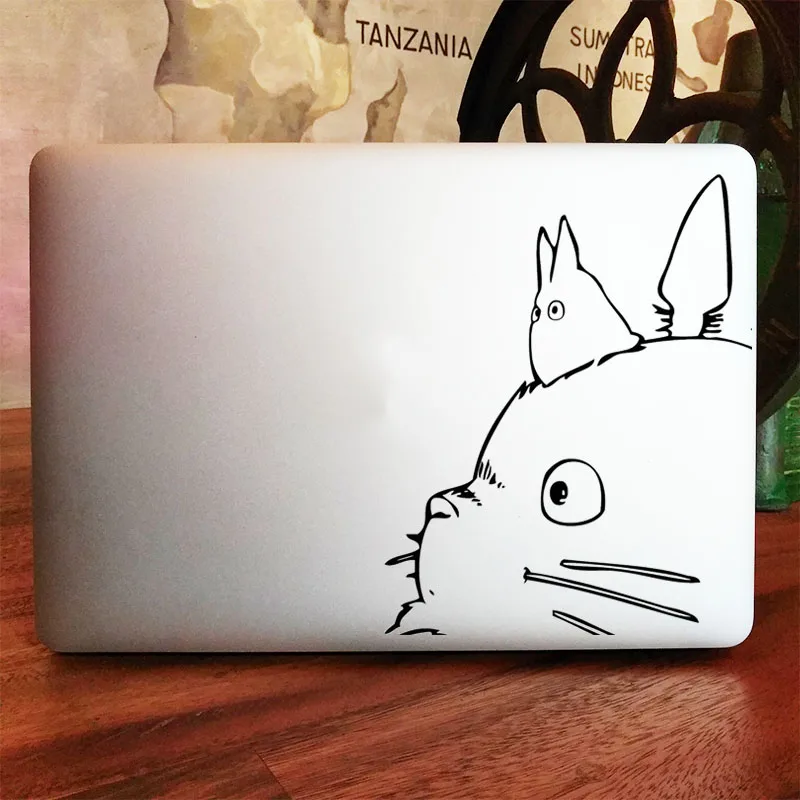 Наклейка для ноутбука Totoro Apple Macbook Pro Air Retina 11 12 13 14 15 дюймов HP Mac Book Skin декоративная